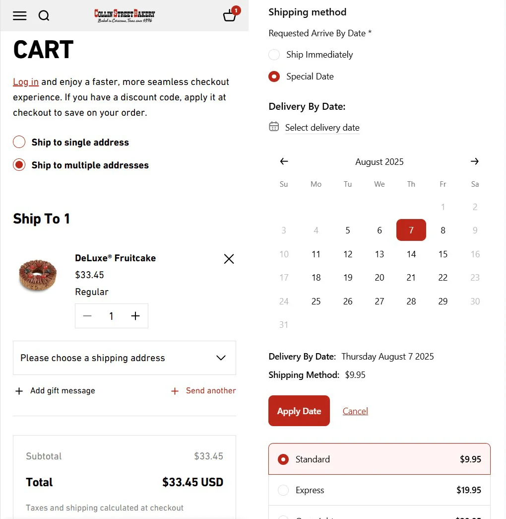 CSB Cart & Checkout